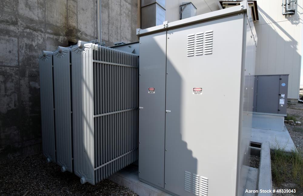 Used Cooper Power Systems 3 Phase Transformer.