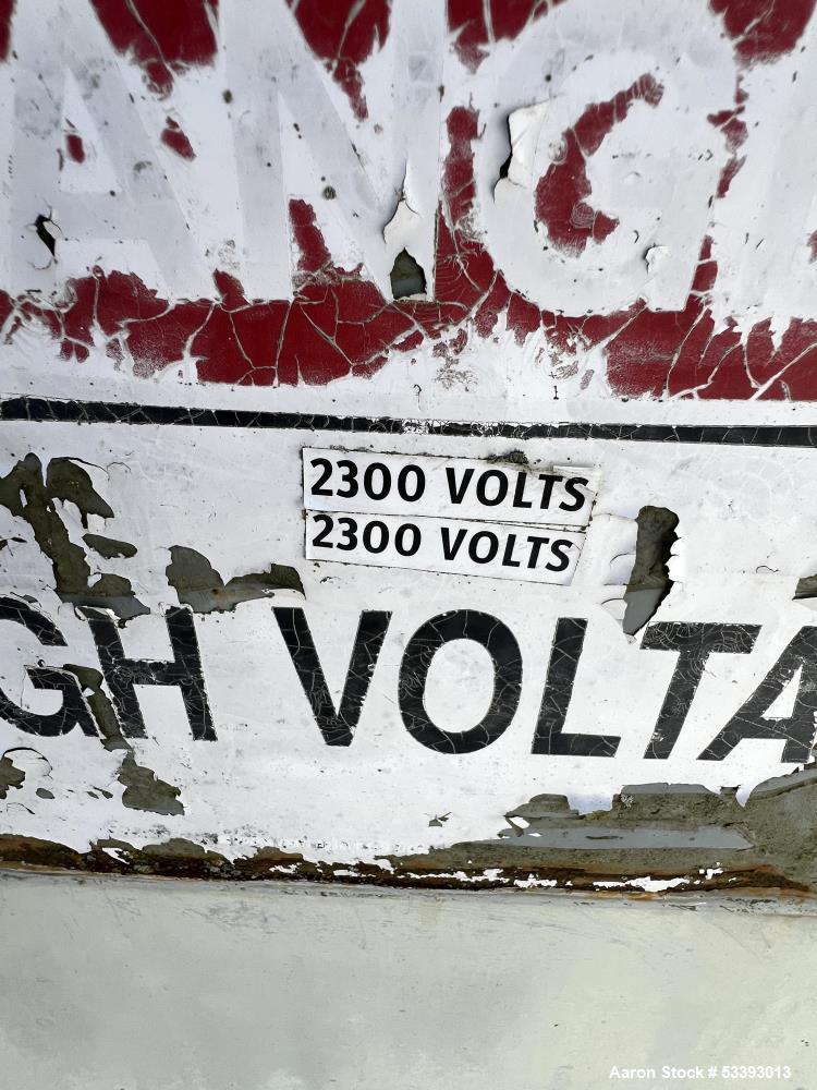 Used – Cutler-Hammer 500/575 KVA Transformer – 3-Phase, 2300 Delta HV / 480Y-277 LV