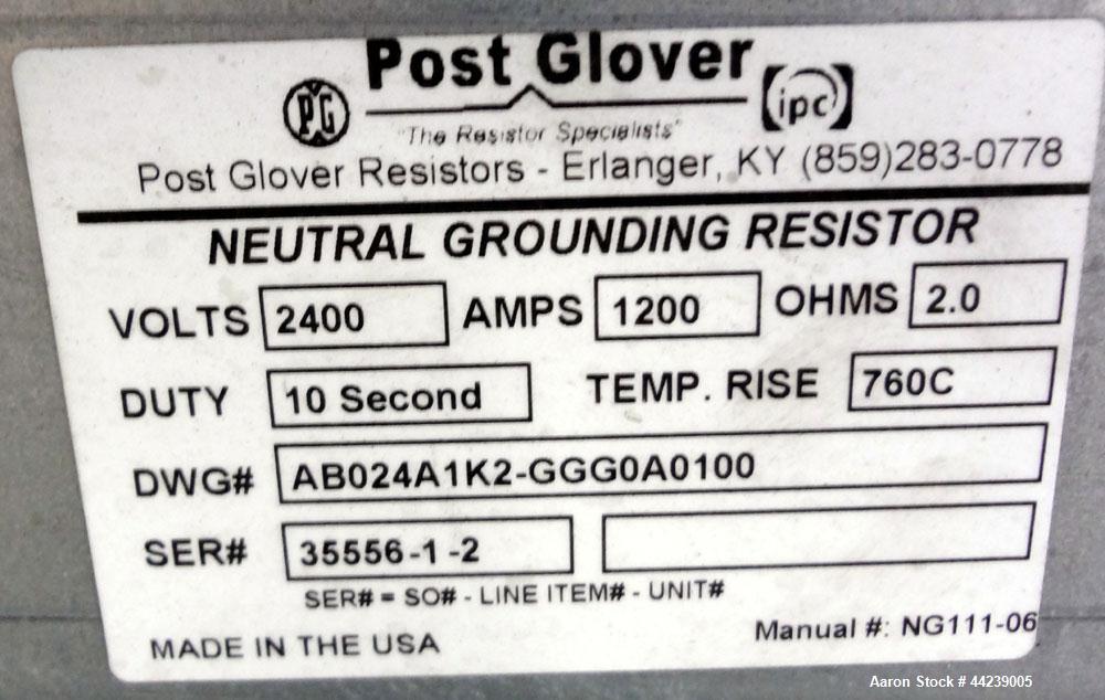 Post Glover Neutral Grounding Resistor