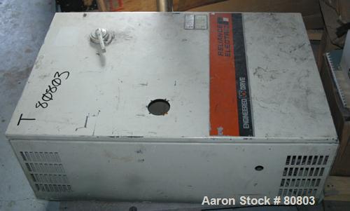 USED: Reliance Electric drive panel 15 hp, DC drive, 480 input volts.