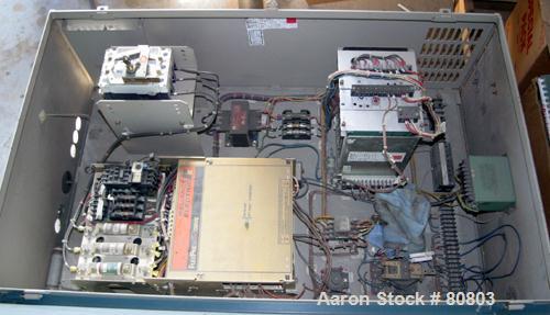 USED: Reliance Electric drive panel 15 hp, DC drive, 480 input volts.