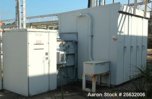 Used- Square D Transformer, kva rating 1000/1150 continuous. Class OA/FA. 3 Phase, 60 Hertz. HV 12,470 DELTA, LV 480Y/277.