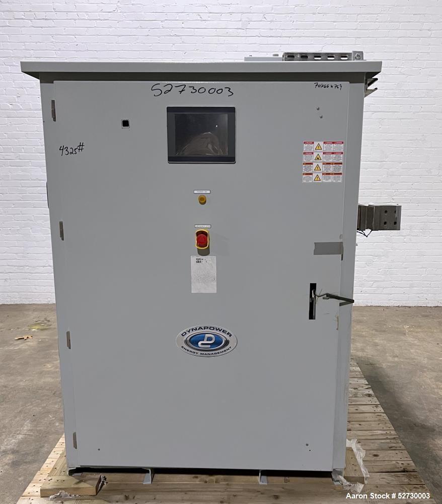 Used Dynapower 9V/10000 Amp Rectifier. 3/60/480v AC input, 180kw, 12v, 10000 amp output. Water cooled. Maple systems HMI. Dynapower transformer, P/N TMC-7-010022460, S/N 513220-001-001. Serial# 51322...