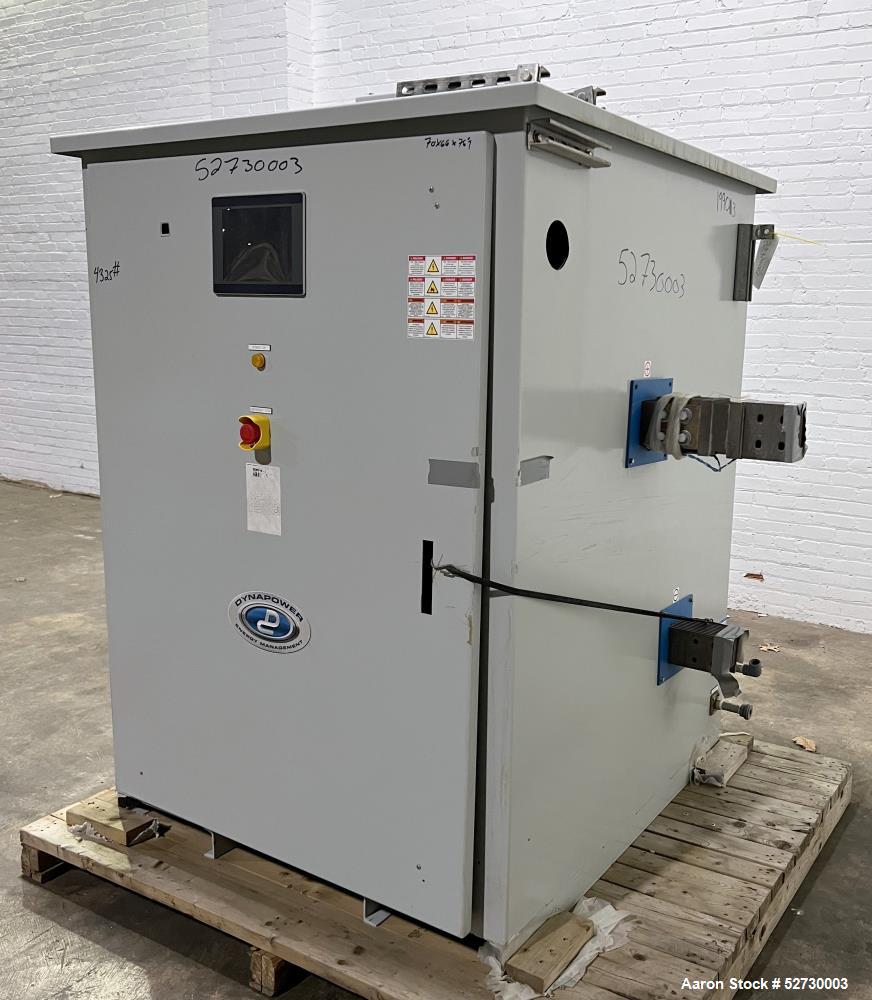Used Dynapower 9V/10000 Amp Rectifier. 3/60/480v AC input, 180kw, 12v, 10000 amp output. Water cooled. Maple systems HMI. Dynapower transformer, P/N TMC-7-010022460, S/N 513220-001-001. Serial# 51322...