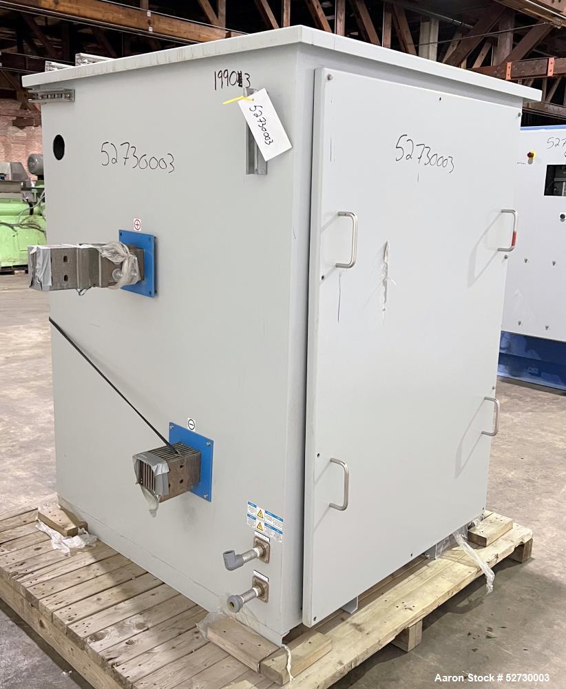 Used Dynapower 9V/10000 Amp Rectifier. 3/60/480v AC input, 180kw, 12v, 10000 amp output. Water cooled. Maple systems HMI. Dynapower transformer, P/N TMC-7-010022460, S/N 513220-001-001. Serial# 51322...