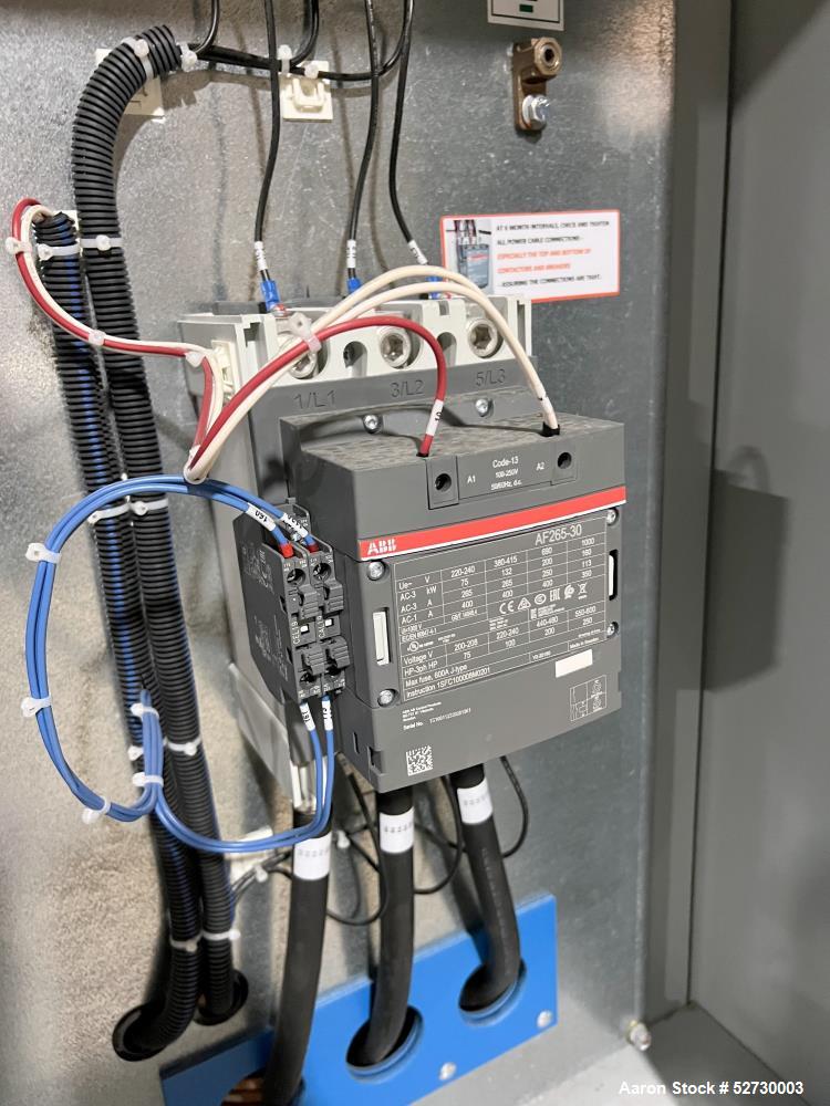 Used Dynapower 9V/10000 Amp Rectifier. 3/60/480v AC input, 180kw, 12v, 10000 amp output. Water cooled. Maple systems HMI. Dynapower transformer, P/N TMC-7-010022460, S/N 513220-001-001. Serial# 51322...