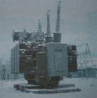Used Power Transformer, Hyundai, Type TL-0596, Vector Group Symbol YNyn0dl. Type of cooling: ONAN/ONAF/ONAF, 3 phase, standard CSA-C88-M90, 90 hz. Max temp rise winding/oil 65/65 deg C. HV rated capa...