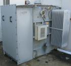 USED: Square D transformer, 1000 kva. Class OA-FA, 3/60. HV 12,470 delta, LV 480Y/277. Built 1991.