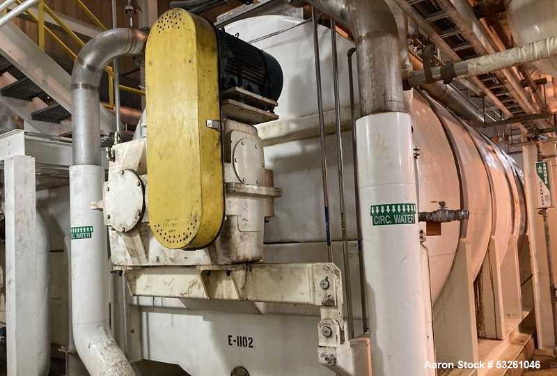 Used Vaahto Stainless Steel Crystallization Vessel with Rotating Internal Arms