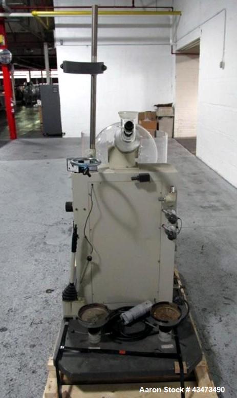Used Buchi RotaVap, Model R-186EX. With heat bath, main glass flask, 1.6 square meter glass coil condensor, and glass receiver flask on base wth 250 watt heater, 440 volt with controls, serial# 24539...
