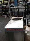 Used Bertocchi Turbo Juice Extractor, Model VCX-12V. 304 Stainless steel, 85 hp 220/440, 3ph main drive; 47 hp, 220/440, 3ph drive for tenderizer and cutting mechanism. 5 Hp 22/440, 3 ph drive with g...