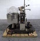 Used Buchi RotaVap, Model R-186EX. With heat bath, main glass flask, 1.6 square meter glass coil condensor, and glass receiver flask on base wth 250 watt heater, 440 volt with controls, serial# 24539...