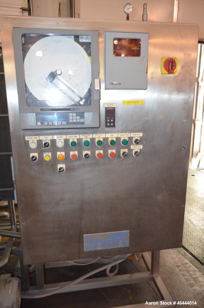 Used HTST Flash Pasteurazation System Consistin Of: (1) Thermaline Plate heat exchanger, model T20CH, serial# 4100, built 2004. 316 Stainless steel plates rated 150 psi at 300 degrees F, (1) stainles...