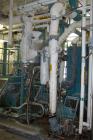 Used APV Single Effect Paravap Rising Film Evaporator, Model R86, 316 Stainless Steel. Approximate feed rate 10,000 pounds/hour, product rate 9412 pounds/hour, evaporation rate 588 pounds/hour. Syste...