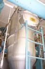 Used APV Single Effect Paravap Rising Film Evaporator, Model R86, 316 Stainless Steel. Approximate feed rate 10,000 pounds/hour, product rate 9412 pounds/hour, evaporation rate 588 pounds/hour. Syste...