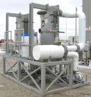 USED: APV single effect Paravap rising film evaporator, model R86, 316 stainless steel. Approximate feed rate 10,000 pounds/hour, product rate 9412 pounds/hour, evaporation rate 588 pounds/hour. Syst...