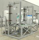 USED: APV single effect Paravap rising film evaporator, model R86, 316 stainless steel. Approximate feed rate 10,000 pounds/hour, product rate 9412 pounds/hour, evaporation rate 588 pounds/hour. Syst...