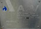 USED: APV single effect Paravap rising film evaporator, model R86, 316 stainless steel. Approximate feed rate 10,000 pounds/hour, product rate 9412 pounds/hour, evaporation rate 588 pounds/hour. Syst...