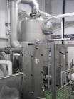USED: APV single effect Paravap rising film evaporator, model R86, 316 stainless steel. Approximate feed rate 10,000 pounds/hour, product rate 9412 pounds/hour, evaporation rate 588 pounds/hour. Syst...