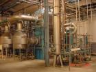 USED: Alfa Laval plate evaporator, model ACE362X, complete withessence recovery. Sanitary stainless steel construction, rated for26,000 lbs/hour of water removal. Low heat design with shortresidency ...
