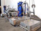 Used Alfa Laval Steam Operated Single Stage Alfavap System, Type ALFAVAP-1-0011, Rising Film Design. Consisitng of: (1) Alfa Laval type EC500-WTFE plate heat exchanger. (30) 316 Stainless steel plate...