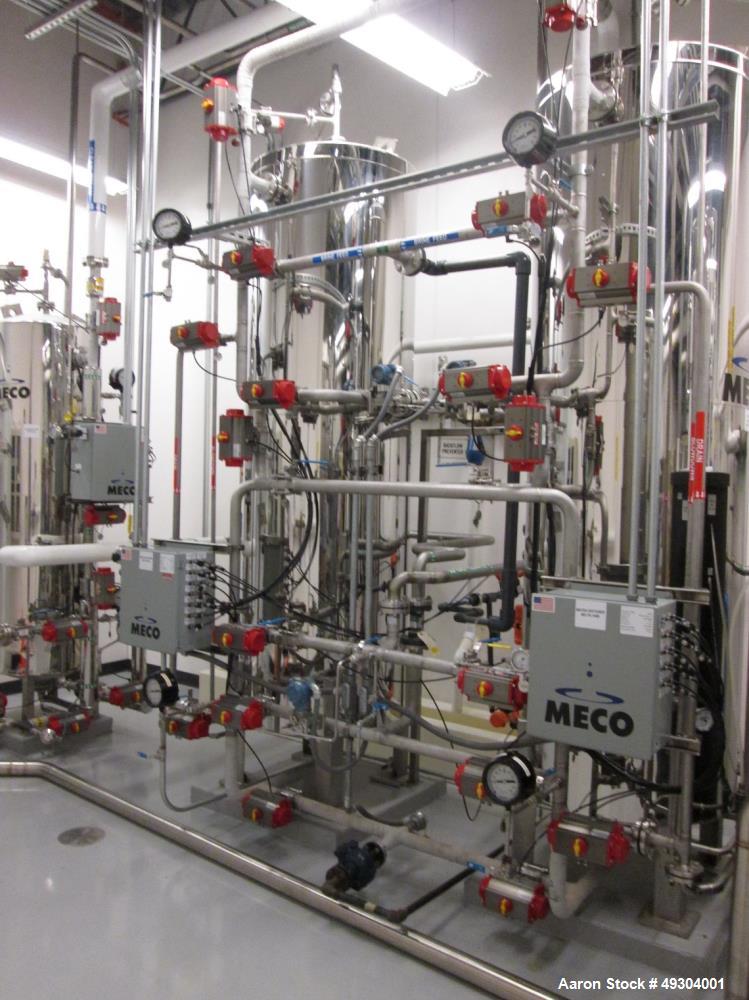 Used MECO Stainless Steel WFI (Water for Injection) System.