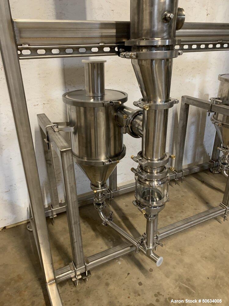 Used Custom Built "Twin 99" Falling Film Evaporator