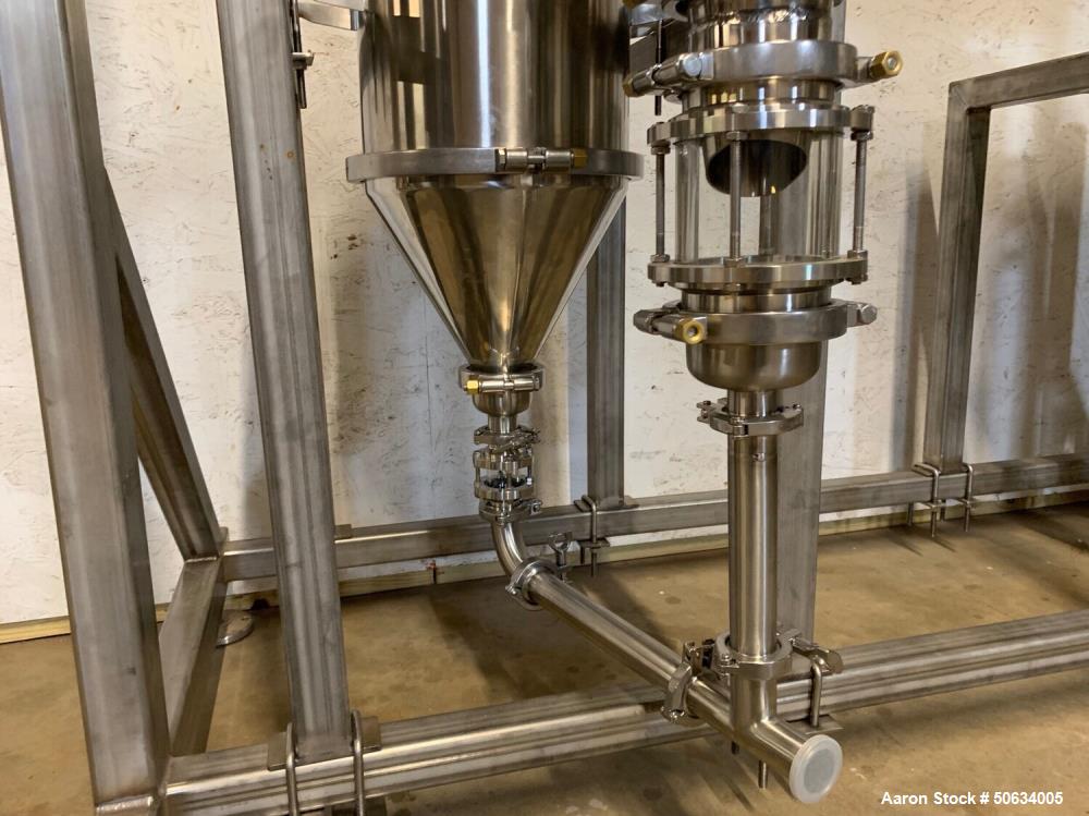 Used Custom Built "Twin 99" Falling Film Evaporator