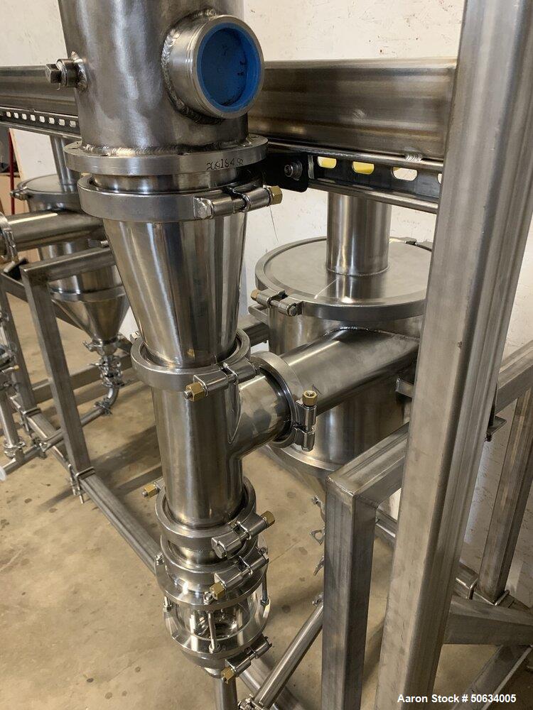 Used Custom Built "Twin 99" Falling Film Evaporator