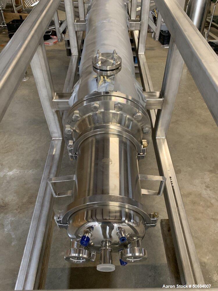 Used Custom Built "Big Bertha" Falling Film Evaporator