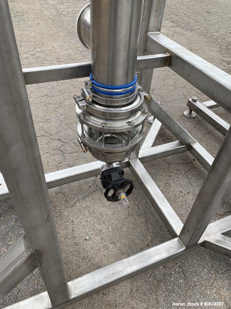 Used Custom Built "Big Bertha" Falling Film Evaporator