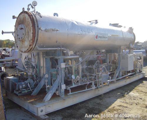 Used Aqua-Chem Batch Stainless Steel Compression Evaporator System, Model VCFC
