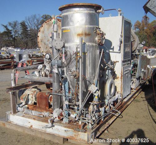 Used Aqua-Chem Batch Stainless Steel Compression Evaporator System, Model VCFC