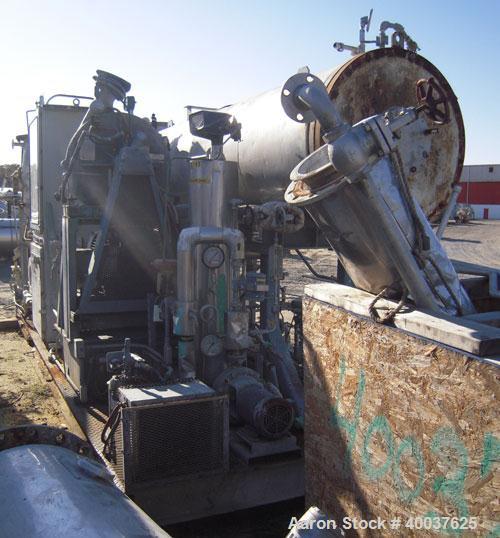 Used Aqua-Chem Batch Stainless Steel Compression Evaporator System, Model VCFC