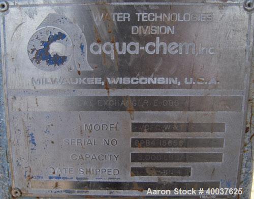 Used Aqua-Chem Batch Stainless Steel Compression Evaporator System, Model VCFC