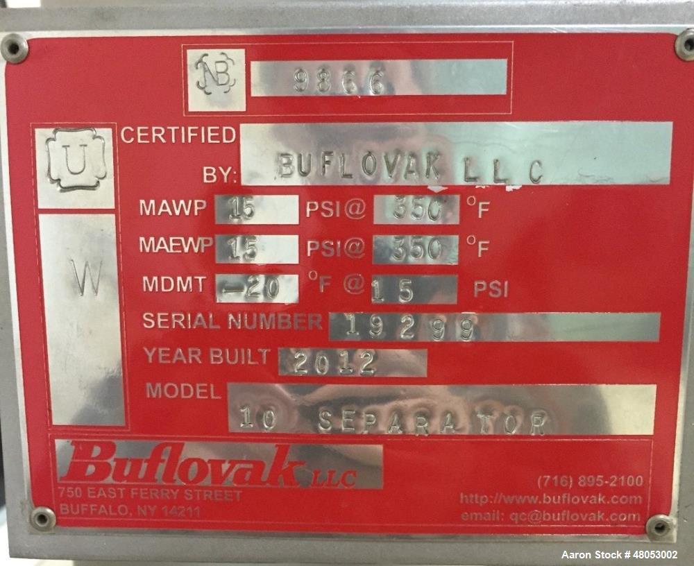 Used Buflovak Rising / Falling Film Evaporator
