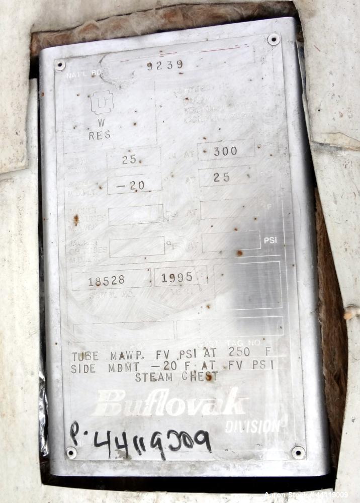 Used Buflovak Evaporator System