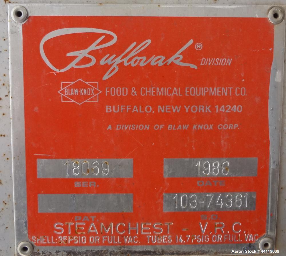 Used Buflovak Evaporator System