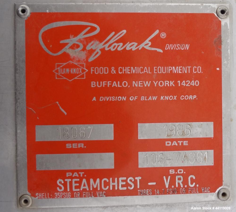 Used Buflovak Evaporator System