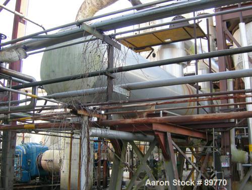 USED: Buflovak mechanical vapor compression falling film evaporator. Forced circulation. 1250 hp, 2 stage compressor. 450 hp standby single stage compressor