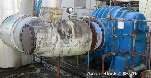 USED: Buflovak mechanical vapor compression falling film evaporator. Forced circulation. 1250 hp, 2 stage compressor. 450 hp standby single stage compressor