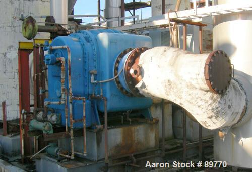 USED: Buflovak mechanical vapor compression falling film evaporator. Forced circulation. 1250 hp, 2 stage compressor. 450 hp standby single stage compressor