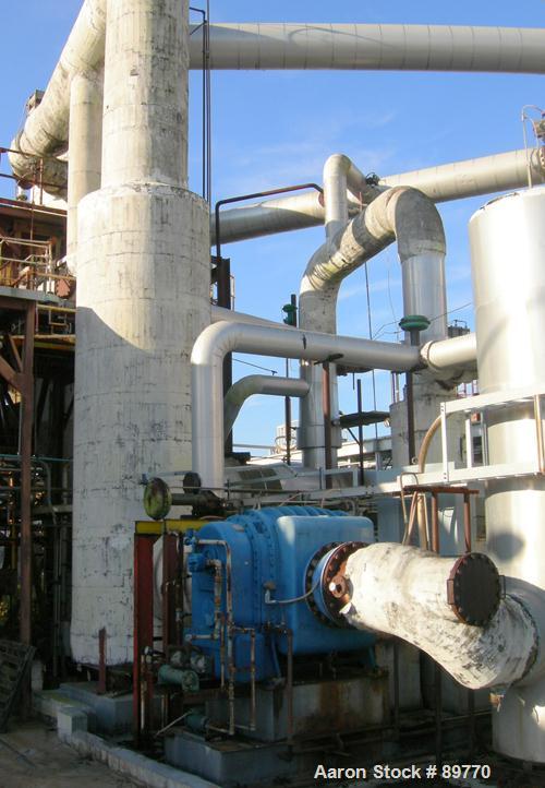 USED: Buflovak mechanical vapor compression falling film evaporator. Forced circulation. 1250 hp, 2 stage compressor. 450 hp standby single stage compressor
