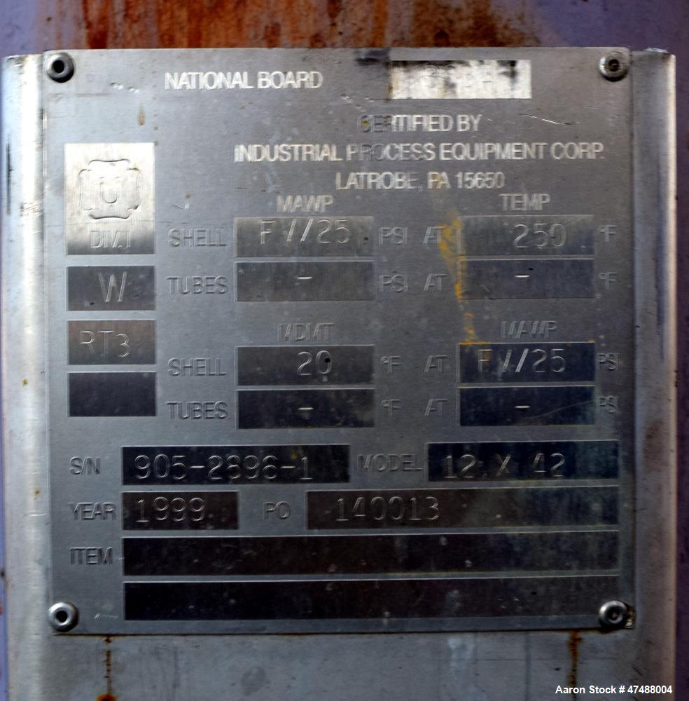 Used C.E. Howard Distillation System Consisting Of: (1) Approximate 18" diameter x 214" tall stainless steel column. (1) Approximate 250 gallon jacketed tank. Internal rated Vacuum/15 psi at 353 degr...