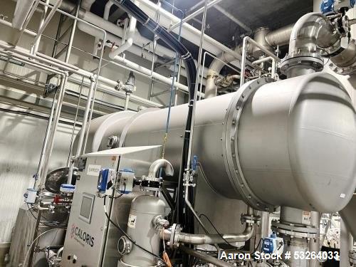Used Caloris MVR Forced Circulation Evaporator System | Model Evaproco1 | 2000 kg/hr Evaporation Rate | Complete System