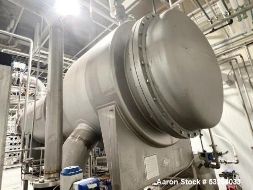 Used Caloris MVR Forced Circulation Evaporator System | Model Evaproco1 | 2000 kg/hr Evaporation Rate | Complete System