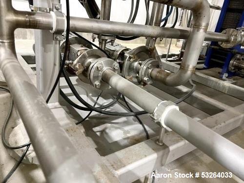 Used Caloris MVR Forced Circulation Evaporator System | Model Evaproco1 | 2000 kg/hr Evaporation Rate | Complete System
