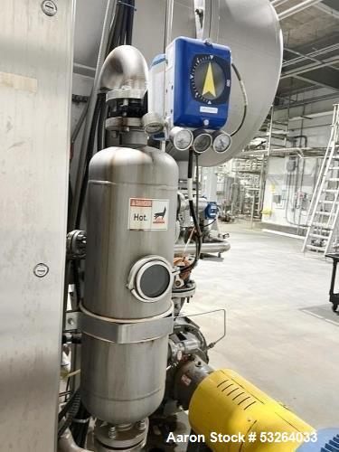 Used Caloris MVR Forced Circulation Evaporator System | Model Evaproco1 | 2000 kg/hr Evaporation Rate | Complete System