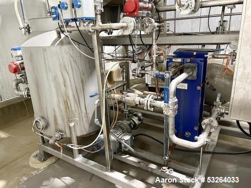 Used Caloris MVR Forced Circulation Evaporator System | Model Evaproco1 | 2000 kg/hr Evaporation Rate | Complete System