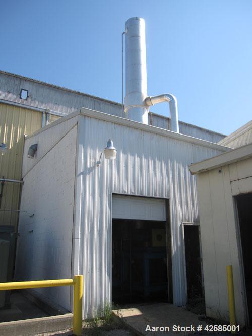 Used GEA / Niro Falling Film Mechanical Vapor Recompression (MVR) Evaporator. Single effect, approximately 1,500 square feet. Evaporative capacity: 3,688 lb/hour water. Materials of construction: pri...